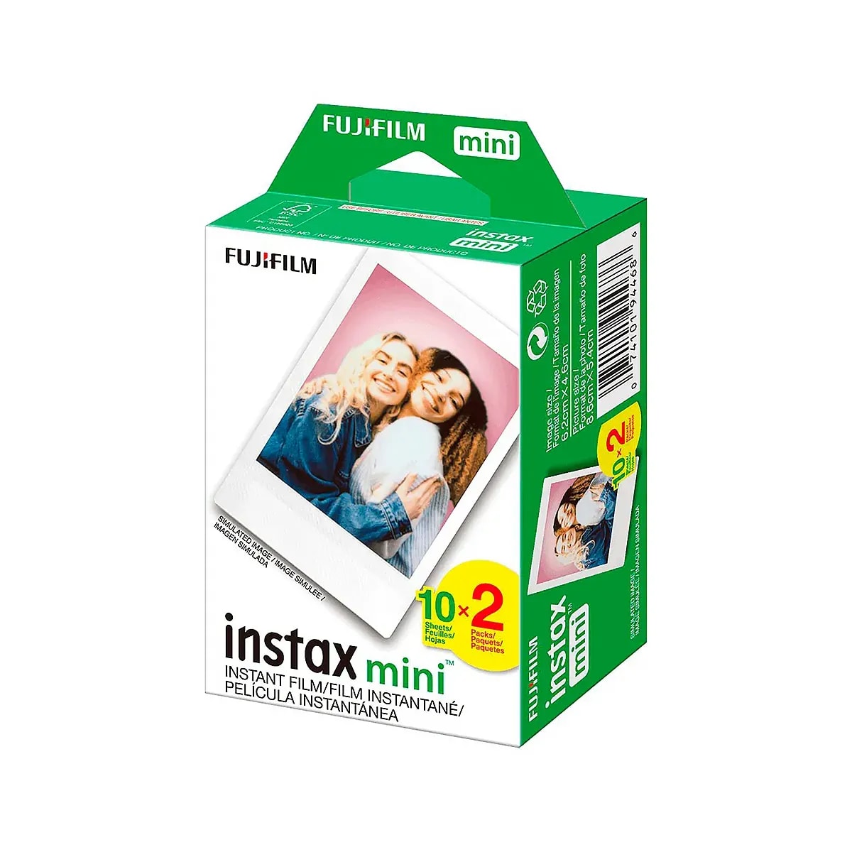 Papel Fujifilm Para Instax Mini Filim 10SHEETS 2 Pack