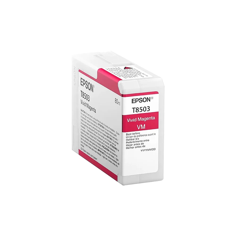 Cartucho Epson T85030N UltraChrome HD Vivid Magenta Ink 80 ml