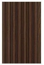 Panel de Pared WPC Ranurado Nogal Oscuro 10x1 cm x 2.9 m