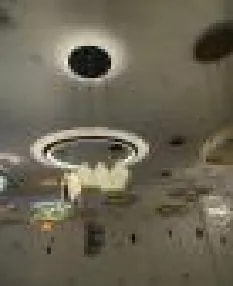 Lámpara Colgante LED Moderna Anillo con Centro de Cristal