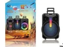 Parlante Bluetooth Tipo Maleta 12" 20W con Luces RGB