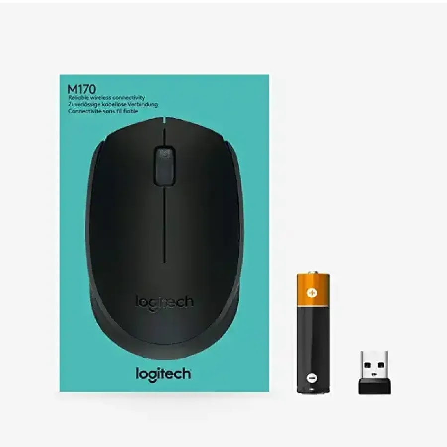 Mouse Logitech M170 / Wireless / 3 Botones / 2.4 GHZ / Intrrup. Encd-apgdo / Rose Clamshell /