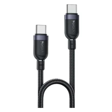 Cable Yesido CA190 USB-C a USB-C 60W 1.2 m