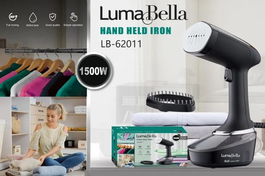 Vaporizador de Ropa de Mano Luma Bella 1500W