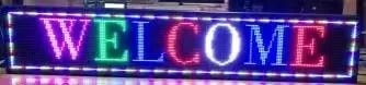 Letrero LED Programable P10 RGB Full Color 264x56 cm