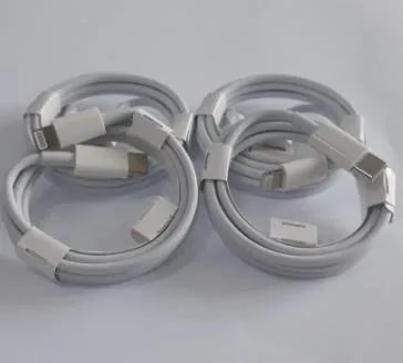 Cable USB-C a Lightning PD 12W Blanco