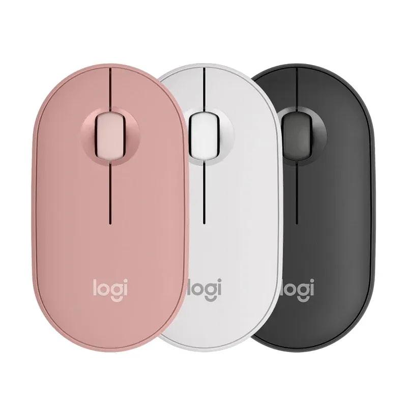 Mouse Logitech Pebble Mouse 2 M350S / Bluetooth / 3 Botones / Silent Touch / Max. 3 Dispotvs / OFF