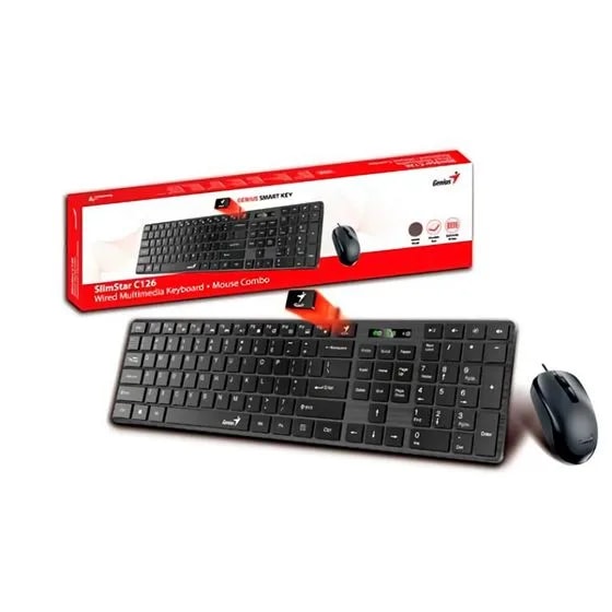 Teclado genius Slim star C126