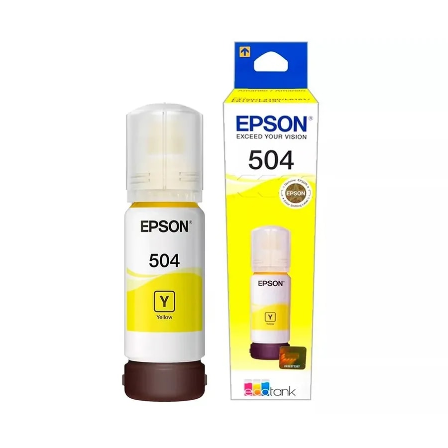 Tinta premium color amarillo 504