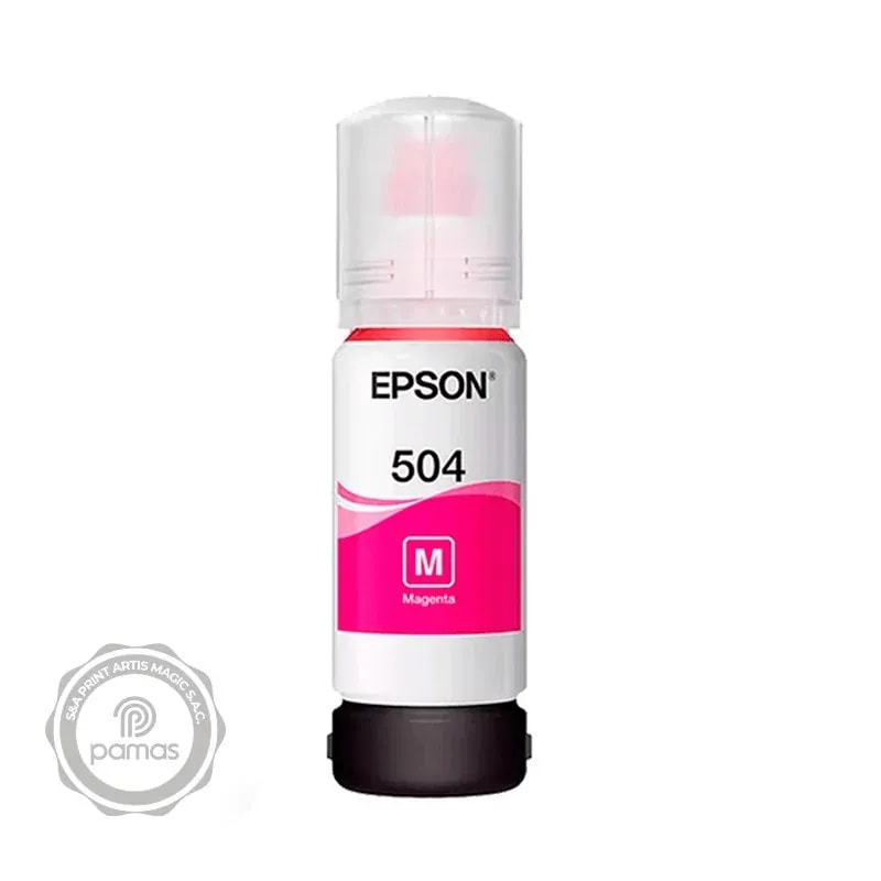 Tinta de impresora epson magenta 504