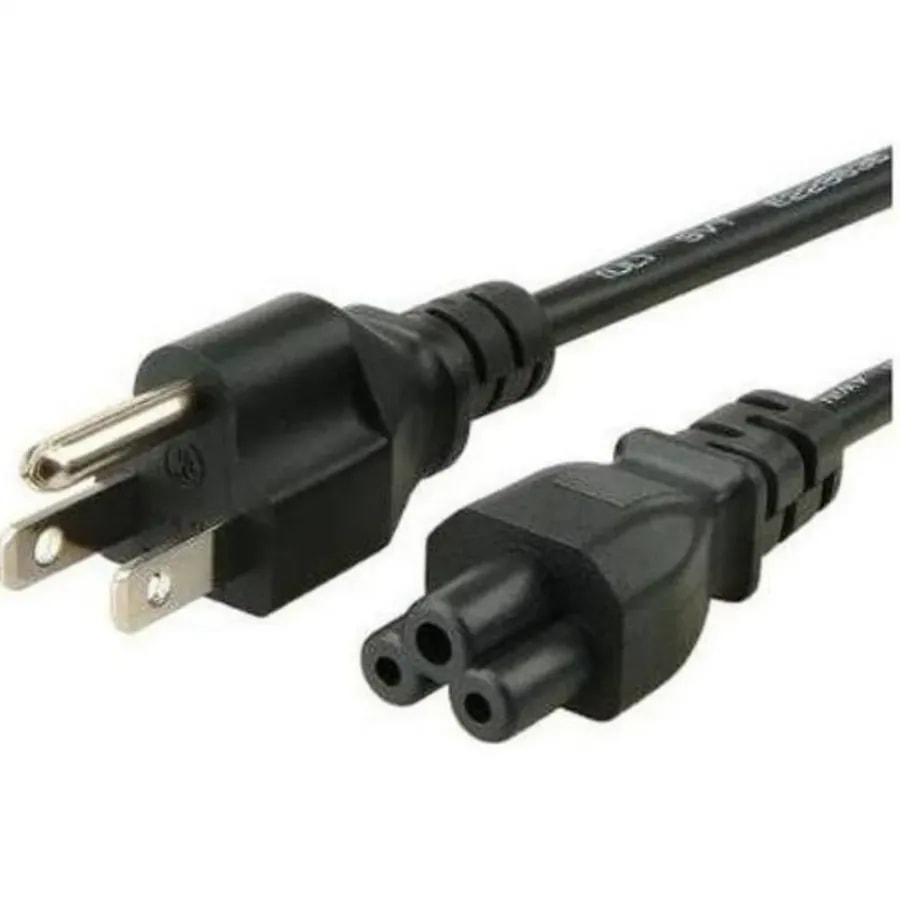 Cable de poder trebol redondo para cargador laptop