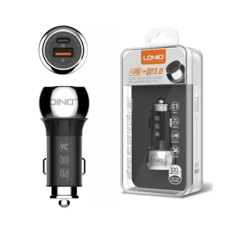 Cargador vehicular ldnio C1 tc-tc